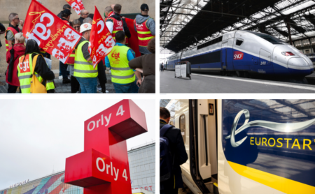 La grève des retraites françaises de jeudi aura un impact sur les vols, les TGV et l'Eurostar