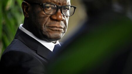 RDC : Emmanuel Macron a discrètement rencontré le prix Nobel de la paix Denis Mukwege, potentiel candidat à l'élection présidentielle
                              La tournée du président français en Afrique centrale s'est achevée samedi 4 mars en République démocratique du Congo. Outre son homologue Félix Tshisekedi, Emmanuel Macron a rencontré à Kinshasa le do...