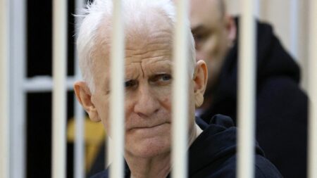 Biélorussie : le militant Ales Bialiatski, colauréat du prix Nobel de la paix, condamné à 10 ans de prison
                              Cette lourde peine s'inscrit dans une nouvelle série de procès visant des militants, des journalistes et des opposants au régime d'Alexandre Loukachenko.