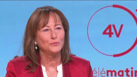 Réforme des retraites : Ségolène Royal prône une sortie de crise par "un référendum d’initiative partagée"
                              Ségolène Royal, ancienne ministre de l’Ecologie, est l’invitée des "4 Vérités" de France 2, lundi 13 mars.
