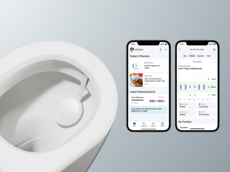 Un lecteur de pipi français envoie des données de santé des toilettes à votre téléphone