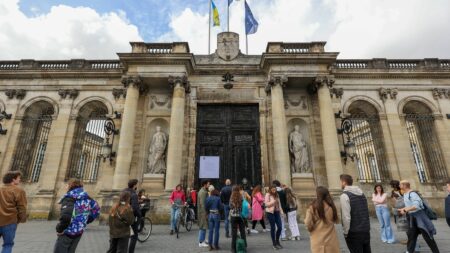 Porte de la mairie de Bordeaux incendiée : trois nouvelles personnes ont été mises en examen
                              Au total, quatre suspects sont désormais mis en examen après les dégradations commises le 23 mars.