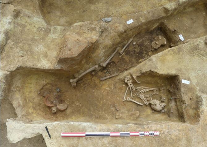 Des travaux à la gare française découvrent un cimetière de l'époque romaine