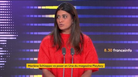 Marlène Schiappa dans "Playboy" : "Il ne s’agit pas de poser nue mais d’aborder des sujets importants", réagit la députée Renaissance, Prisca Thévenot
                              Pour la porte-parole du groupe Renaissance à l'Assemblée nationale, il est d'autant plus judicieux d'aborder les droits des femmes et leur rapport au corps dans un magazine qui n'est "pas connu pour p...