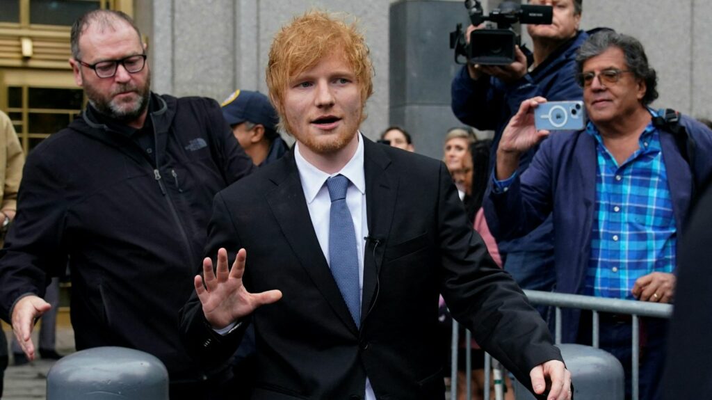 Musique : l'artiste britannique Ed Sheeran remporte son procès pour plagiat à New York
                  Le musicien s'était vu reprocher d'avoir plagié, dans sa chanson "Thnking Out Loud", le tube "Let's Get It On", de la légende américaine Marvin Gaye.