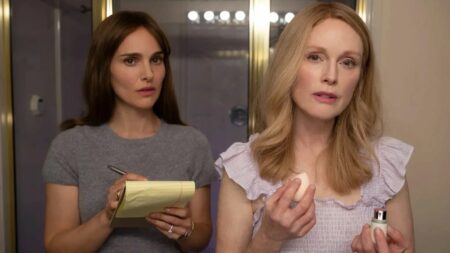 Festival de Cannes 2023 : Todd Haynes dirige Julianne Moore et Natalie Portman dans "May December" qui part dans tous les sens
              En mélangeant un fait divers à scandale, une réflexion sur le travail d'actrice et un mélodrame décalé, Todd Haynes s'emmêle les pinceaux.