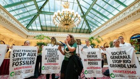 "Irresponsable", "aveu d'échec" : l'association Les amis de la Terre fustige les propos d'Emmanuel Macron qui demande une pause "en matière de normes environnementales"
              La chargée de campagne de l'association, Lorette Philippot, voit dans les déclarations d'Emmanuel Macron plutôt la parole "d'un président du Medef que d'un président de la République".