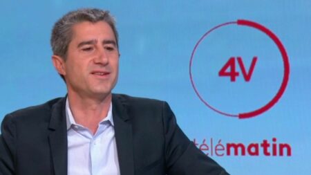 Violences contre les élus : "Il est évident qu'Emmanuel Macron a une responsabilité", estime le député LFI François Ruffin
                  François Ruffin, député LFI-Nupes de la Somme, était l'invité des "4 Vérités" sur France 2, mercredi 17 mai.