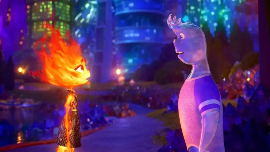 "Élémentaire" : Pixar retrouve la flamme avec son "Roméo et Juliette" des temps modernes
              Après six ans sans succès majeur, le studio d'animation de Disney est attendu au tournant avec la sortie en salle de son 27e long-métrage. Visuellement proche de "Vice-Versa", il raconte une histoire d'amour impossible entre deux éléments incompatibles, l'eau et le feu.