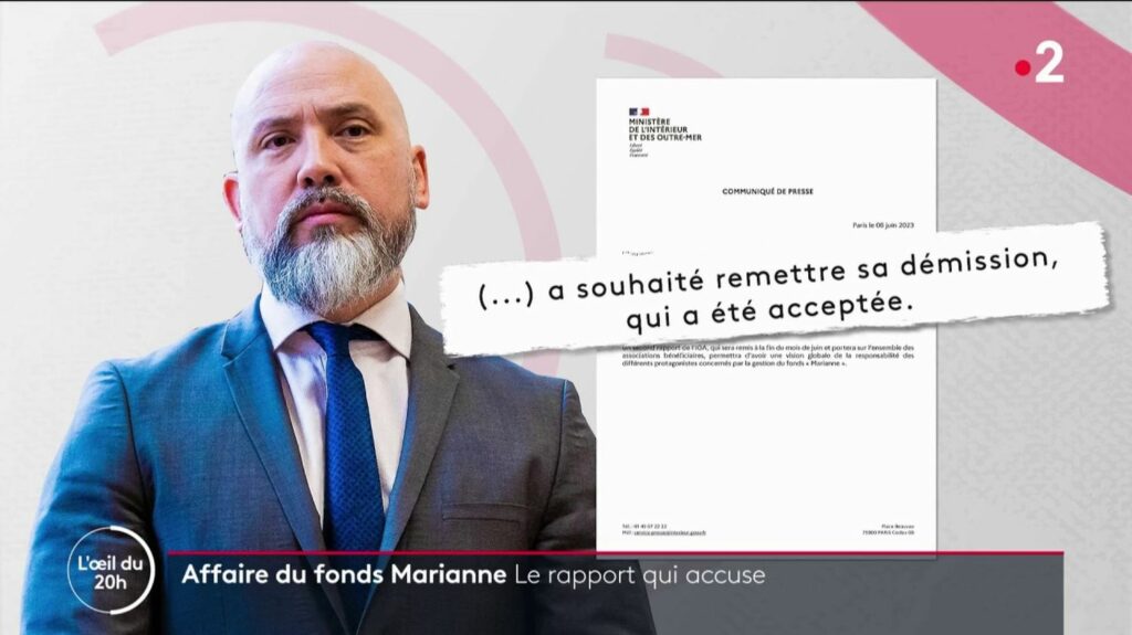 Fonds Marianne : le rapport de l'IGA qui accuse
              Plus de deux mois après nos révélations sur l'utilisation et le contrôle du Fonds Marianne, destiné à lutter contre le séparatisme en ligne, un rapport de l’inspection générale de l’administration (IGA) vient de rendre ses premières conclusions. Elles révèlent des failles dans la gestion de cet argent public.