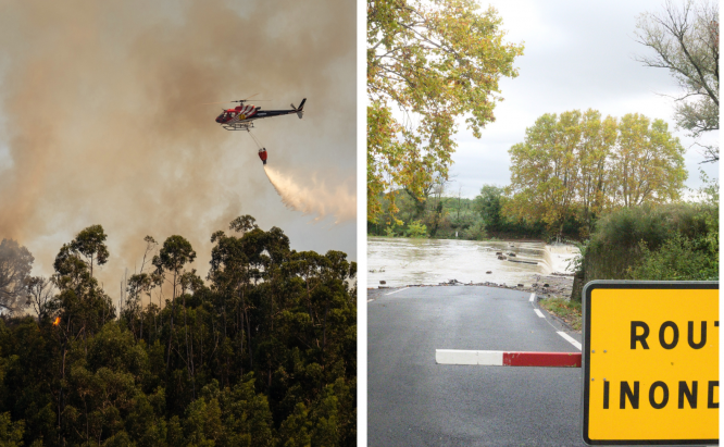 Incendies de forêt dans la moitié nord de la France… alors que les tempêtes et les inondations frappent le sud