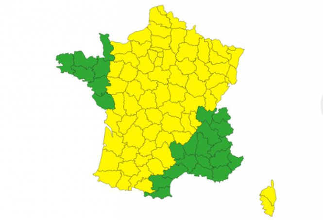 Plus des deux tiers de la France en alerte face à un temps encore plus orageux