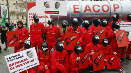 Mégaprojets de TotalEnergies en Afrique : les Amis de la Terre réclament "réparation puisque les violations ont eu lieu"
              L’association Les Amis de la Terre assigne une nouvelle fois le groupe TotalEnergies en justice pour violation des droits humains liés aux projets EACop en Afrique de l'Est.