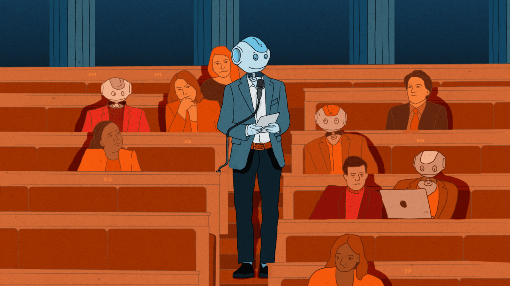 "J’ai demandé à ChatGPT de rédiger un amendement" : comment l'intelligence artificielle s'invite à l'Assemblée nationale
                  Le robot conversationnel ouvre des perspectives nouvelles pour les parlementaires et leurs collaborateurs. Mais le recours à l'IA dans leurs travaux suscite aussi la méfiance.