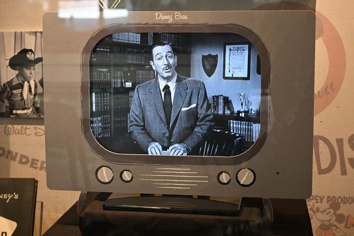 La Walt Disney Company fêtera ses 100 ans le 16 octobre 2023. (ROBYN BECK / AFP)