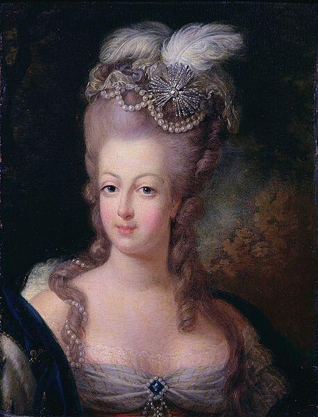 Marie-Antoinette en 1775, portrait conservé au musée Antoine Lécuyer.
