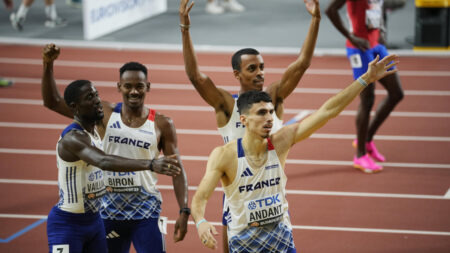 La France, hôte des Jeux olympiques, remporte sa première médaille à l'issue des championnats du monde d'athlétisme