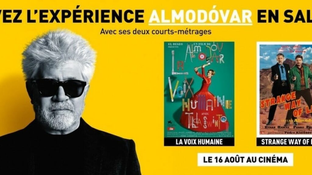 "L’Expérience Almodovar" : un double programme d'exception de deux courts-métrages du cinéaste madrilène
              Qualifié de "western queer", "Strange Way of Life" sort mercredi 16 août en double programme avec "La Voix humaine" de 2021, deux courts de Pedro Almodovar.