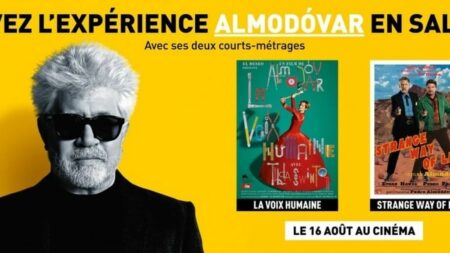 "L’Expérience Almodovar" : un double programme d'exception de deux courts-métrages du cinéaste madrilène
              Qualifié de "western queer", "Strange Way of Life" sort mercredi 16 août en double programme avec "La Voix humaine" de 2021, deux courts de Pedro Almodovar.