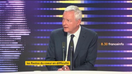 Hausse des prix du carburant : Bruno Le Maire "souhaite" que TotalEnergies prolonge le plafonnement des prix des carburants "au-delà du 31 décembre"
              Le géant pétrolier s'était engagé à plafonner à 1,99 euro ces prix à la pompe jusqu'à la fin de l'année.