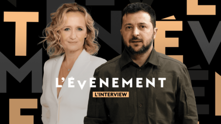 Interview exceptionnelle avec le président ukrainien, Volodymyr Zelensky, menée par Caroline Roux, diffusée le 10 octobre 2023 "L'Evénement, l'interview". Avec Volodymyr Zelensky
Pour cet entretien exceptionnel diffusé le 10 octobre 2023, le président ukrainien Volodymyr Zelensky répond aux questions de Caroline Roux.