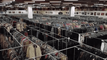 Cinéma : à la découverte des coulisses du plus grand vestiaire du monde
          Au nord de Londres (Royaume-Uni), se cache un entrepôt qui ferait pâlir les passionnés de cinéma. Sur plusieurs kilomètres de rayonnages, sont entreposés les costumes des stars de cinéma, notamment ceux d’Indiana Jones. Découverte.