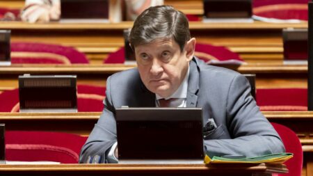 Emmanuel Macron invite chefs de parti à élargir le référendum : critique du sénateur PS Patrick Kanner Invitation lancée par Emmanuel Macron aux chefs de parti : "il faut arrêter les gadgets", déplore le sénateur PS Patrick Kanner
Dans une lettre envoyée vendredi aux chefs de parti, Emmanuel Macron propose d'élargir le référendum aux questions de société. "Il veut l'élargir aux questions d'immigration, mais pas aux questions de retraites, ni aux questions de la taxation des superprofits", relève Patrick Kanner.