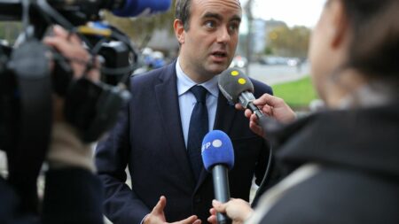 Espoir pour les otages français au Hamas : déclaration du Ministre des Armées Sébastien Lecornu à Doha Guerre Israël-Hamas : "On a de l'espérance" concernant les otages français, déclare à Doha le ministre des Armées Sébastien Lecornu
En déplacement au Qatar dans le cadre d'une tournée diplomatique au Proche-Orient, le ministre français des Armées a évoqué les "différentes discussions en cours" pour obtenir un accord sur les otages détenues depuis le 7 octobre par le Hamas.