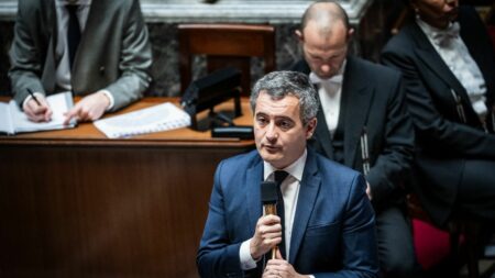 Projet de loi immigration: Gérald Darmanin estime que la motion de rejet est un déni de démocratie Projet de loi immigration : l'adoption de la motion de rejet serait "un déni de démocratie", estime Gérald Darmanin
L'examen du projet de loi immigration commence lundi à l'Assemblée nationale. Mais la motion de rejet préalable déposée par les écologistes pourrait mettre un terme aux débats, avant même qu'ils ne débutent.