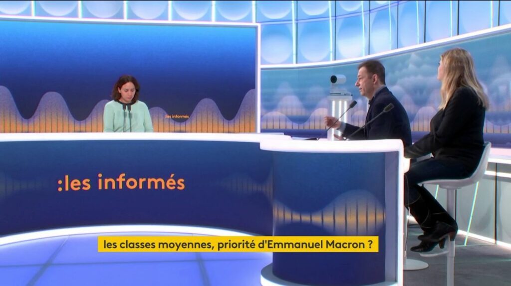 Emmanuel Macron charge le RN et priorise les classes moyennes... Les informés du matin du mercredi 17 janvier 2024
          Tous les jours, les informés débattent de l'actualité autour de Salhia Brakhlia et Renaud Dély.