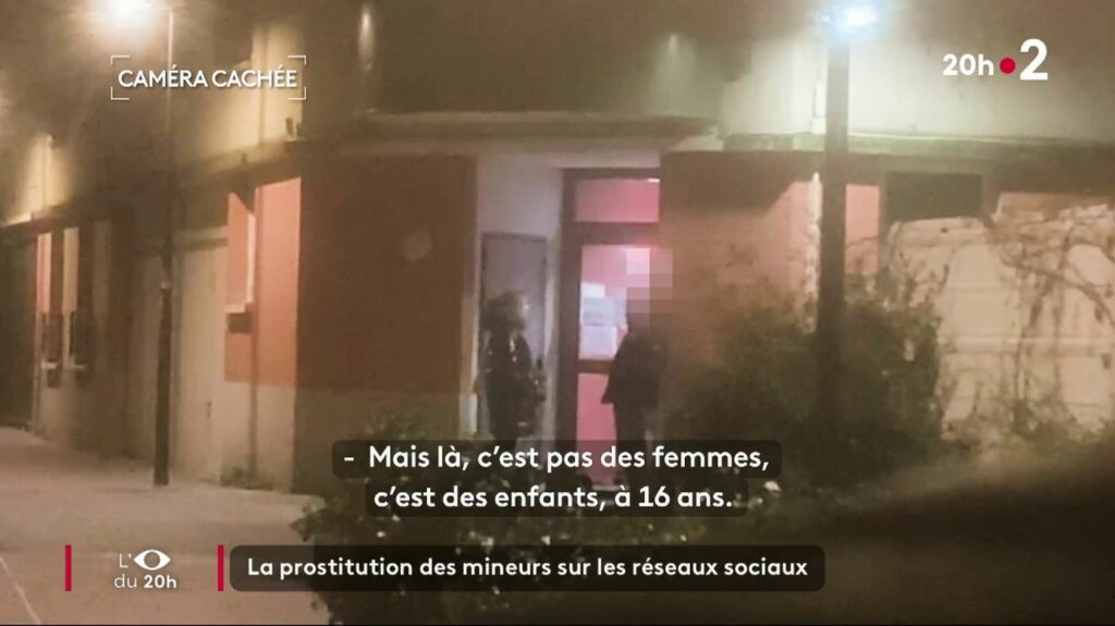 Enquête



  

  
  

      

  

  
    Le fléau de la prostitution des mineurs
          Il y aurait aujourd'hui entre 15 000 et 20 000 mineurs prostitués en France, un chiffre en augmentation de plus de 70% en cinq ans, selon les associations. "L'Œil du 20 heures" a enquêté.