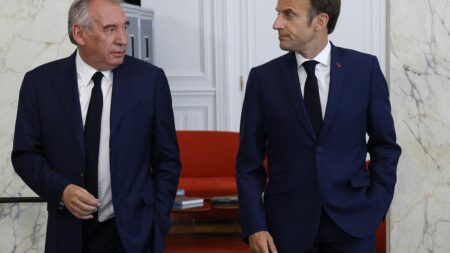 François Bayrou menace en coulisse de présenter sa propre liste aux européennes, "mécontent" d'un gouvernement qu'il juge trop à droite
          Le président du MoDem, dont le parti est membre de la majorité présidentielle, avait fait également fait part de ses "interrogations" sur "l'expérience nécessaire" pour le choix du successeur d'Elisabeth Borne.