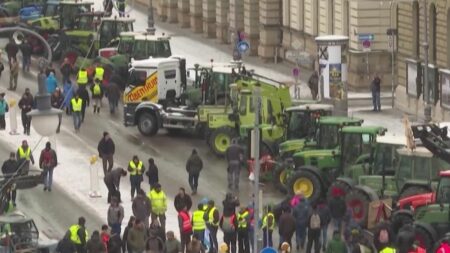 Manifestations des agriculteurs : la colère va-t-elle se répandre ?
          Les agriculteurs multiplient les actions ces derniers jours pour exprimer leur colère. L’autoroute A64 a notamment été bloquée à Toulouse (Haute-Garonne) samedi 20 janvier. Emmanuel Macron a demandé au préfet d’aller à la rencontre des manifestants ce week-end.