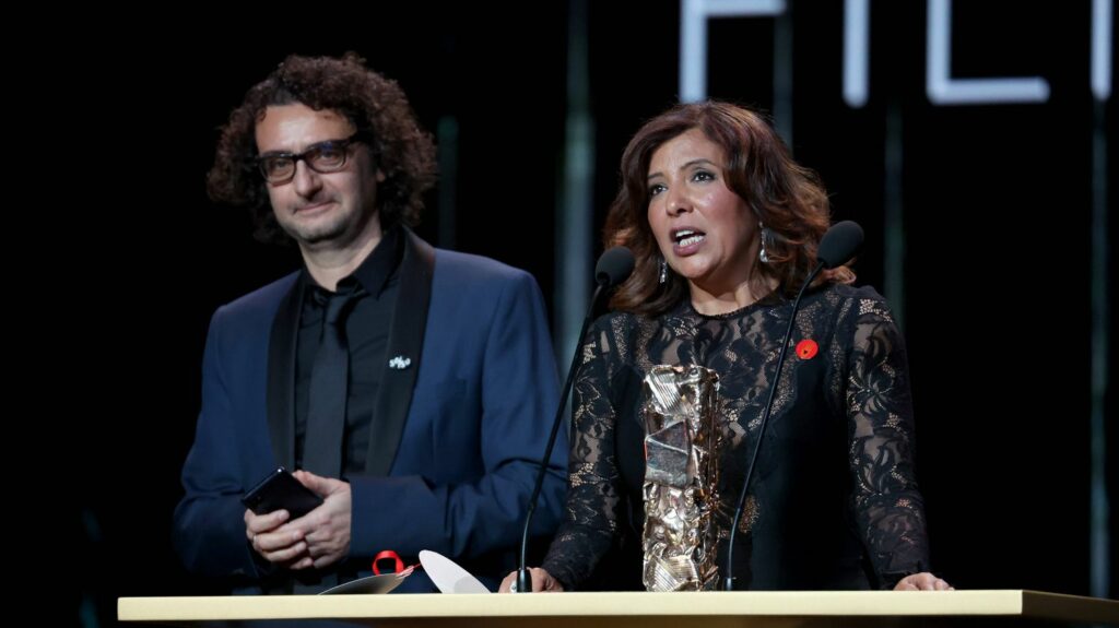 "Il faut que le massacre cesse" : les appels pour un cessez-le-feu à Gaza lors de la 49e cérémonie des César
          Plusieurs artistes du monde du cinéma, comme la réalisatrice Kaouther Ben Hania ou l'acteur franco-belge Arieh Worthalter ont lancé vendredi sur la scène de l'Olympia des appels à un cessez-le feu à Gaza lors de la 49e cérémonie des César.
