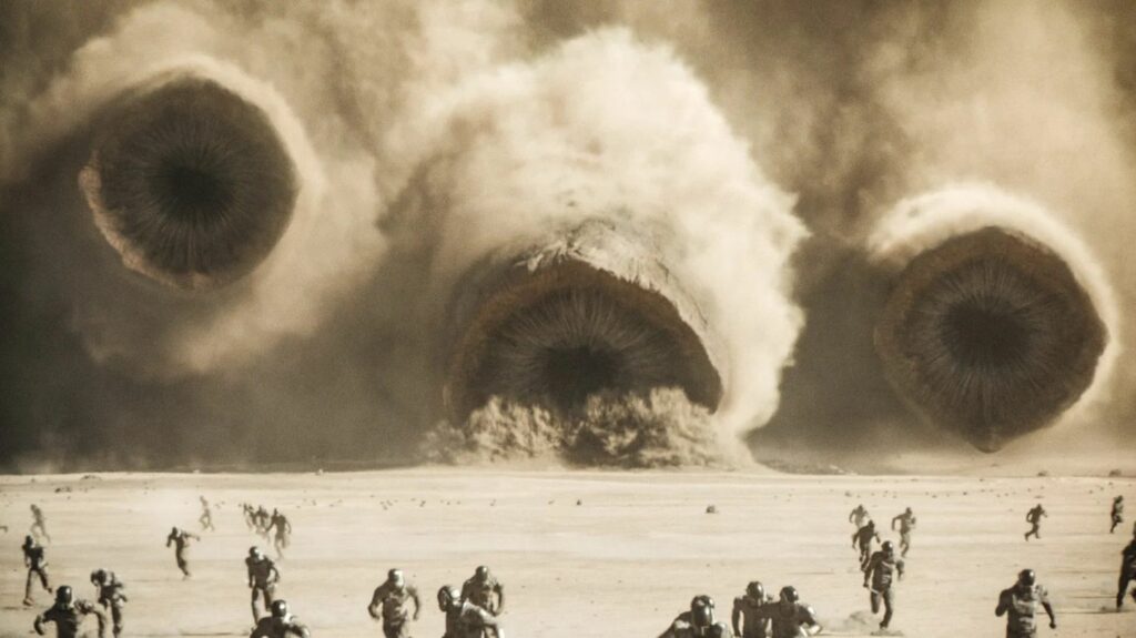 "Dune : deuxième partie" : Denis Villeneuve sublime sa saga d'après l'oeuvre de Frank Herbert
          Après "Dune 1" de Denis Villeneuve, voici la très attendue "Dune : deuxième partie" du même Denis Villeneuve, la conclusion de l’adaptation d’un des plus grands romans de science-fiction fait événement.