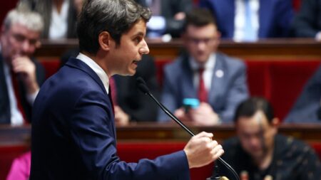 Déclaration de politique générale : Gabriel Attal s'en est pris frontalement au RN à l'approche des élections européennes
          À quatre mois des élections européennes et alors que la majorité n'a toujours pas de tête de liste, Gabriel Attal s'est attaqué au Rassemblement national lors de son discours de politique générale.