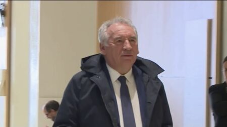 Procès du MoDem : François Bayrou joue son avenir politique
          Le chef du file du parti centriste du Modem, François Bayrou, joue son avenir politique, lundi 5 février, alors que la justice va rendre son verdict sur l’affaire des assistants parlementaires de sa formation.