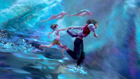 "Le Royaume des abysses" : une odyssée sous-marine à l'animation flamboyante
          Avec une 3D tournoyante et une palette de couleurs à s'en régaler les pupilles, Tian Xiaopeng signe son deuxième long-métrage avec une animation grandiose. De quoi compenser un scénario à la morale un peu simpliste.