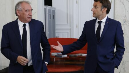 "Il est dur en affaires" : après le "non" de François Bayrou, l'exécutif rejette toute "crise politique"
          François Bayrou n'entrera pas au gouvernement, il l'a annoncé mercredi soir, mettant fin aux rumeurs qui couraient depuis lundi et sa relaxe dans l'affaire des assistants d'eurodéputés. Ce qui interpelle ce sont les mots choisis par le chef du MoDem.