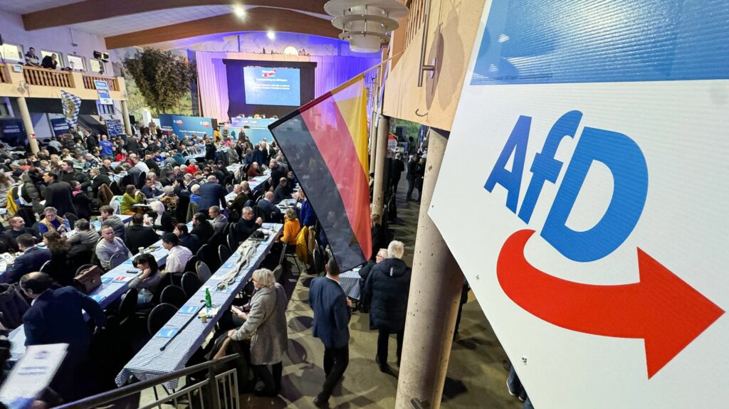 Plan de "remigration" : le RN a demandé un "engagement écrit" à l'AfD pour que ce projet ne fasse jamais partie du programme du parti d'extrême droite allemand
          Les relations sont réputées tendues entre les deux partis d'extrême droite.