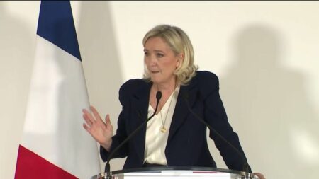 « Remigration »: Extrême droite allemande AfD embarrasse le RN, Marine Le Pen prend ses distances Plan de "remigration" : le parti d'extrême droite allemand, l'AfD, embarrasse le RN
La cheffe de file des députés du Rassemblement national, Marine Le Pen, a pris ses distances avec son allié allemand, l'AfD, pris dans la tourmente en raison d’un projet de "remigration". Les deux partis doivent se rencontrer mardi 6 février.