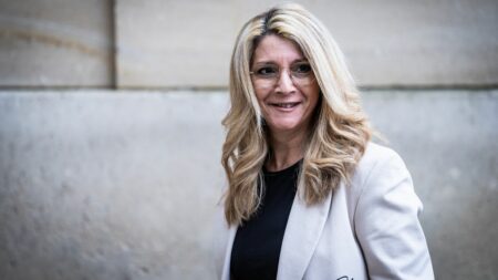 Panthéonisation de Missak Manouchian : la secrétaire d'Etat aux Anciens Combattants dénonce la présence du RN qui "festoie avec des nostalgiques du nazisme"
          Pour Patricia Mirallès, secrétaire d'État chargée des Anciens Combattants, cette "entrée au Panthéon" sera "une rencontre entre la Nation et les immigrés étrangers qui avaient épousé la France".