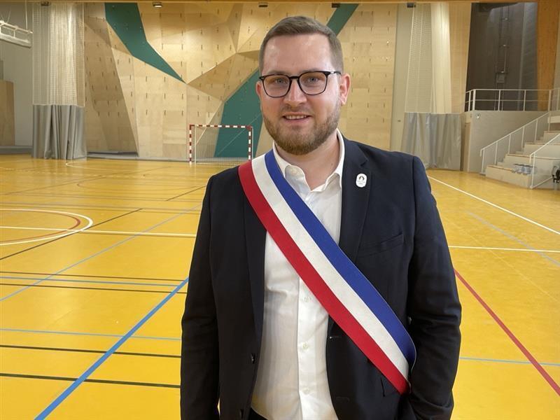 Quentin Gesell, maire de Dugny.