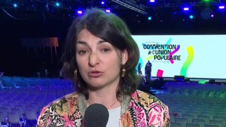Aurélie Trouvé, députée LFI, assure lors de la campagne des élections européennes: ‘Nous luttons pour la paix à Gaza’ Élections européennes : "Nous nous battons pour la paix" à Gaza, assure Aurélie Trouvé, députée LFI de Seine-Saint-Denis
La France insoumise lance sa campagne pour les élections européennes avec un meeting à Villepinte (Seine-Saint-Denis), samedi 16 mars. La députée LFI Aurélie Trouvé s'exprime dans le 12/13 info.