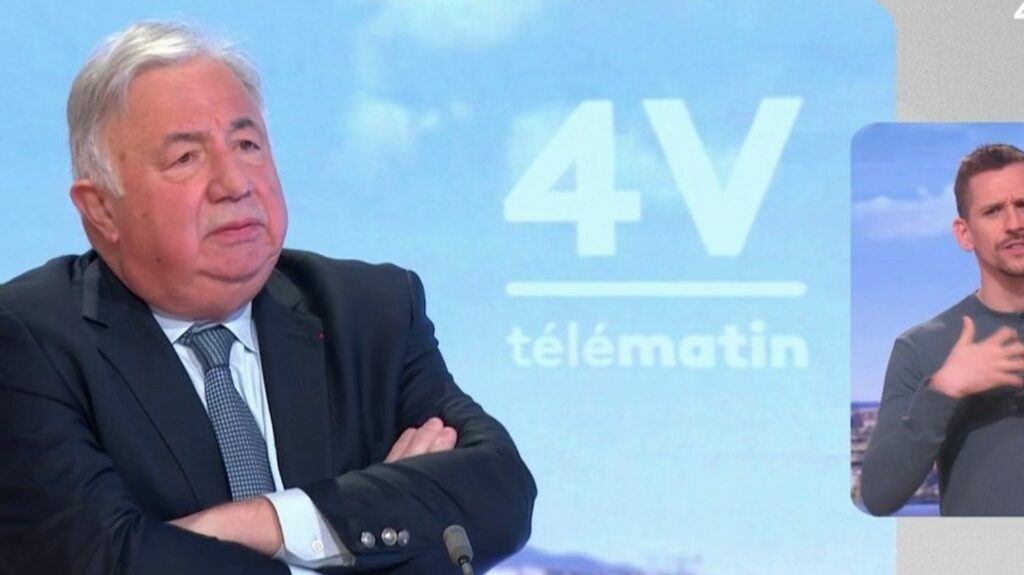 "Sciences Po ne peut pas devenir un bunker islamo-gauchiste", met en garde Gérard Larcher
          Gérard Larcher, président du Sénat, était l'invité des "4 Vérités" de France 2, jeudi 14 mars.