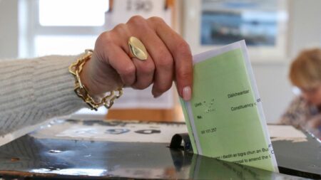 Irlande: Rejet du référendum pour élargir définition de la famille et rôle des femmes Irlande : victoire du "non" au référendum sur la place des femmes et la famille
Les électeurs irlandais ont désapprouvé une modification de la Constitution de leur pays qui entendait notamment élargir le concept de famille au-delà de la notion de mariage, et effacer le rôle prioritaire des mères à assurer les "devoirs domestiques" dans un foyer.