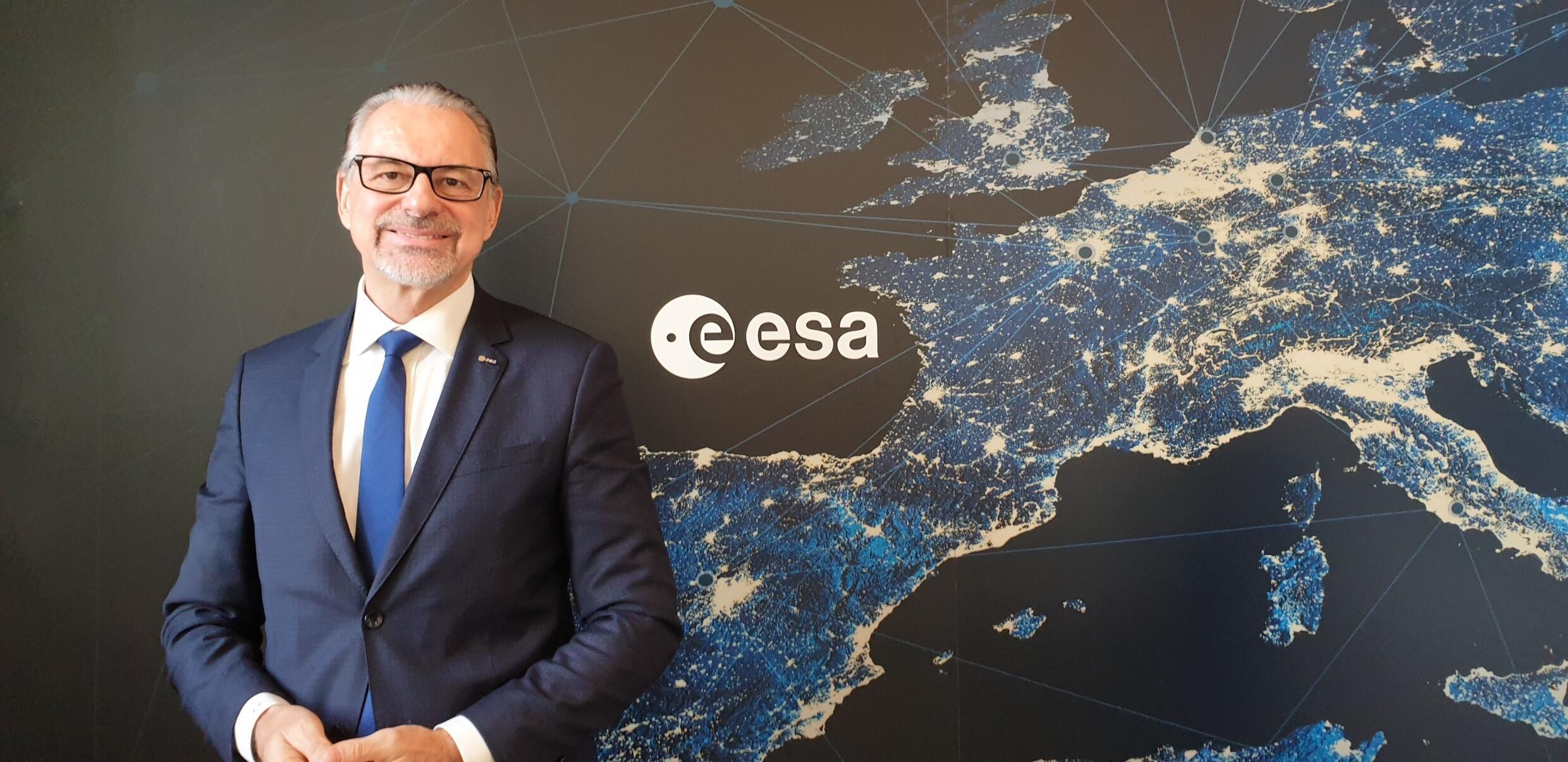 Josef Aschbacher, directeur général de l'Agence spatiale européenne.