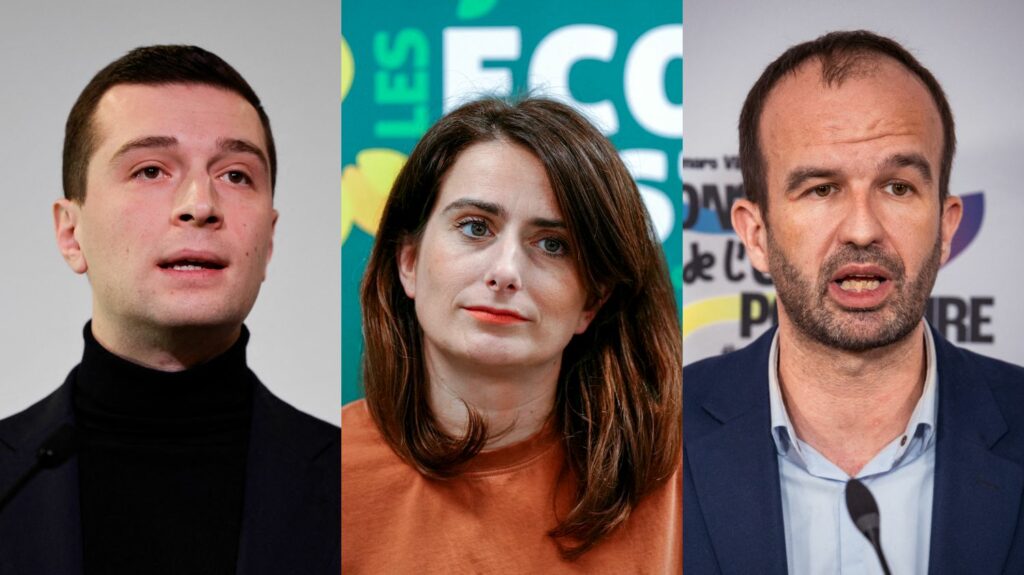 "Escalade guerrière", "encore plus inquiet"... Les réactions très critiques des politiques après la réunion sur l'Ukraine à l'Élysée
          À la sortie de la réunion entre Emmanuel Macron et les chefs de parti à l'Élysée jeudi matin, ces derniers dénoncent l'absence de "limites" posées par le chef de l'État au soutien français à l'Ukraine.