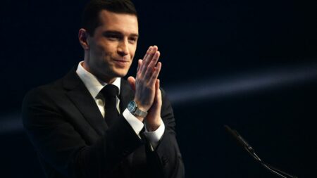 Sondage Elections Européennes 2024 : Rassemblement National mène avec 31% d’intentions de vote Elections européennes 2024 : le Rassemblement national distance toujours largement la majorité dans les intentions de vote, selon un sondage
Environ 31% des Français annoncent vouloir voter pour la liste de Jordan Bardella au mois de juin.