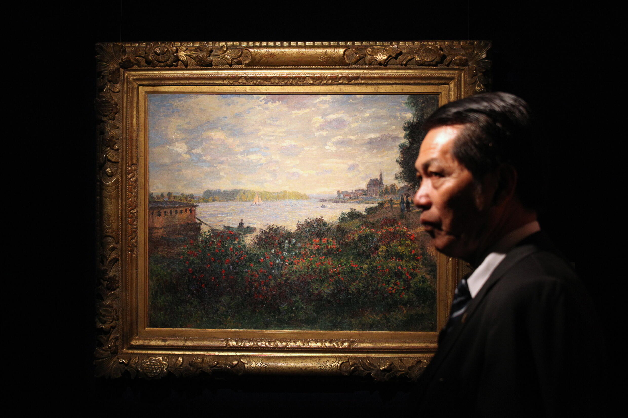 Celui de Claude Monet "La Seine à Argenteuil" présenté à Hong Kong en 2010